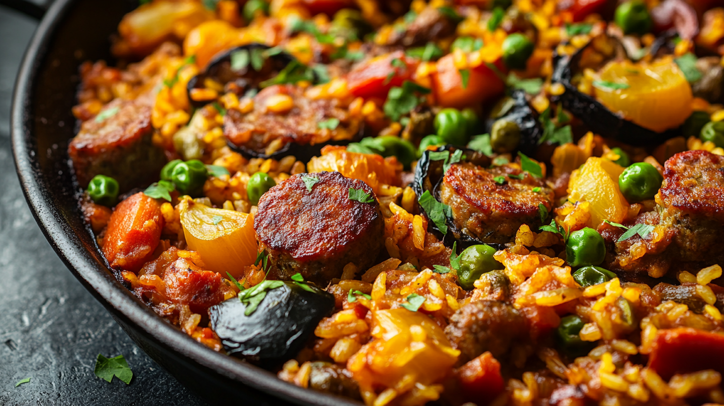 Vegan Paella for Event Audiences